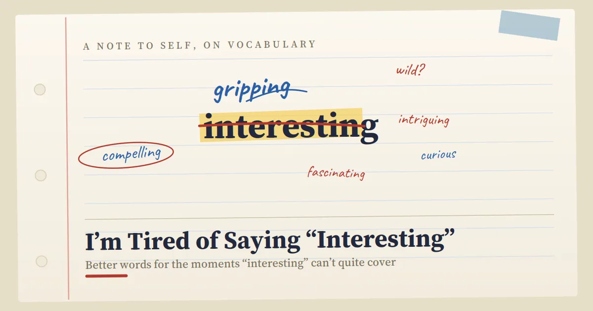 synonyms for interesting quiz