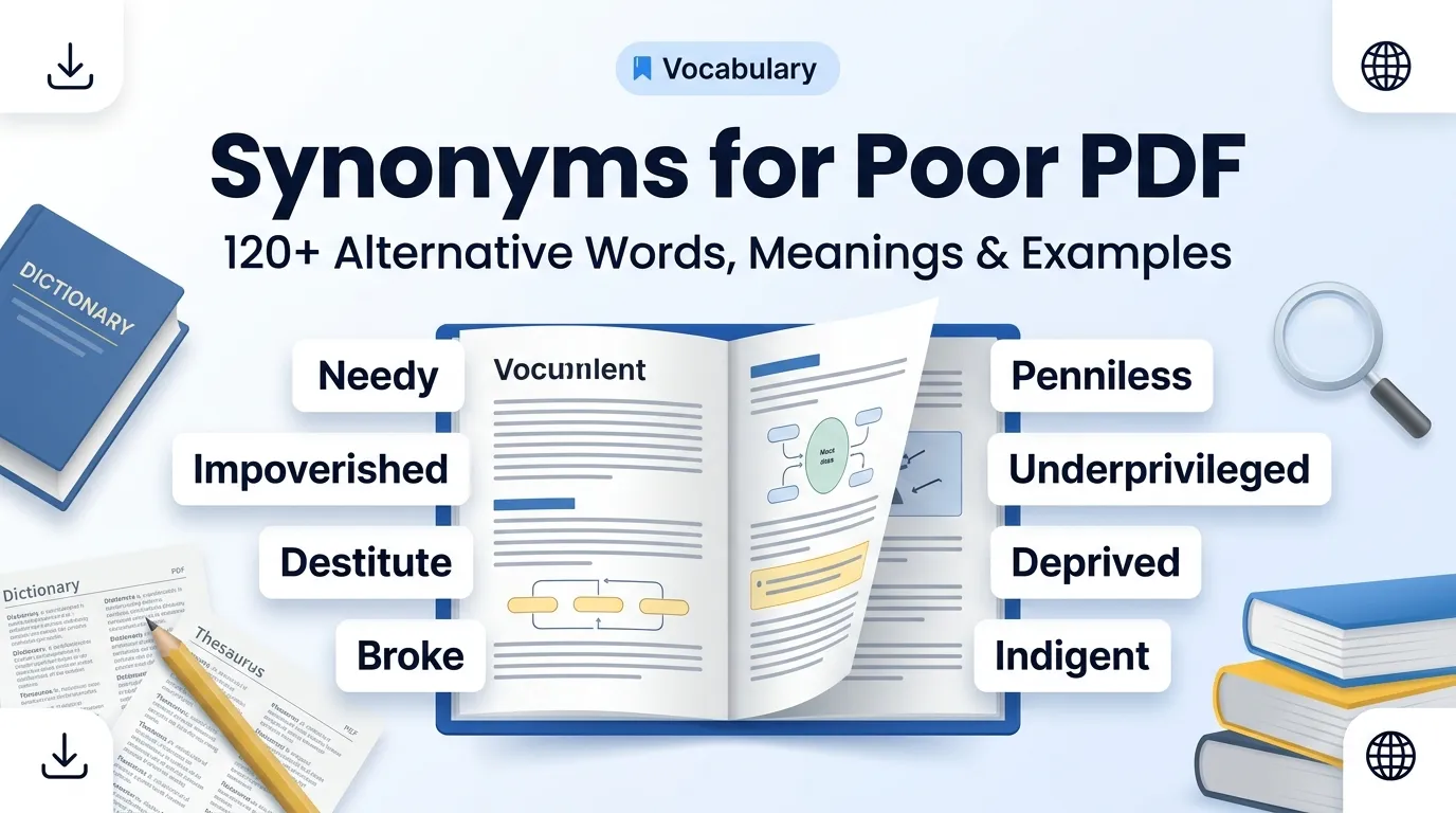synonyms for poor pdf