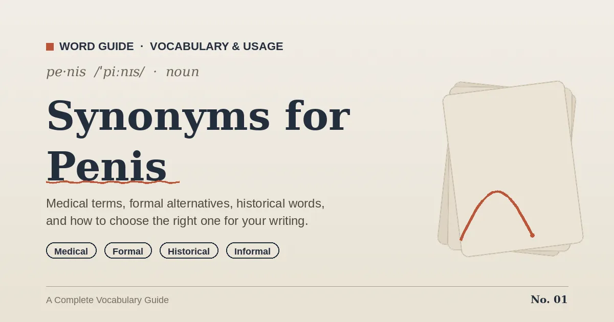 synonyms for penis