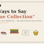 unique collection synonyms