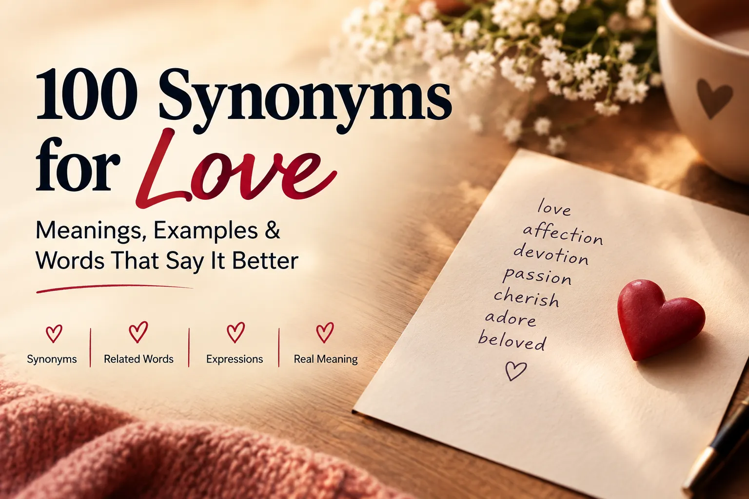 synonyms for love