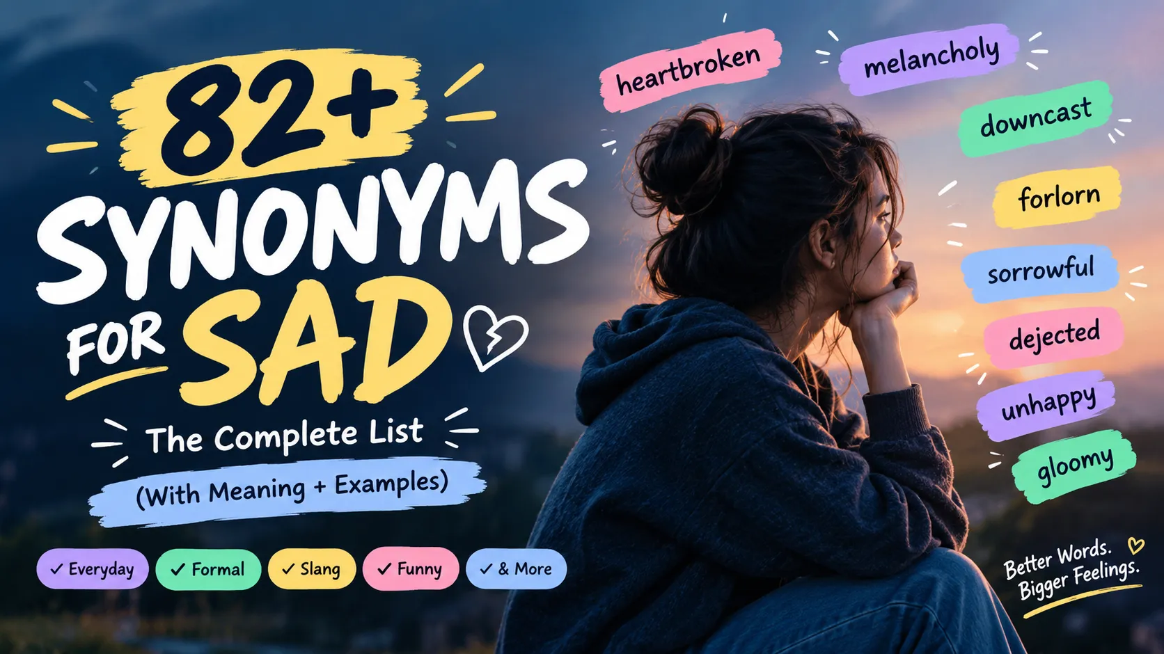 synonyms for sad