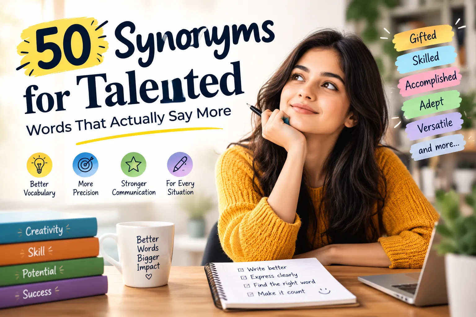 synonyms for talented