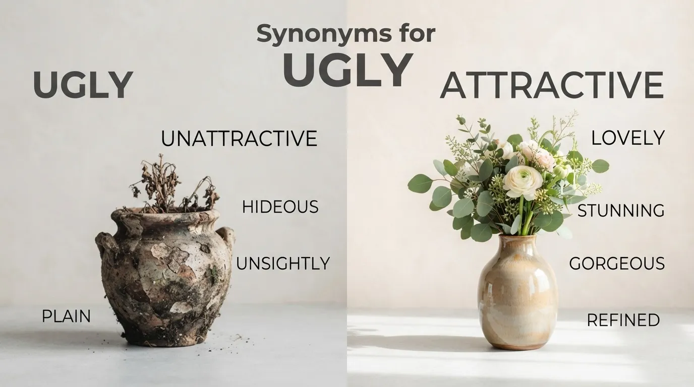 synonyms for ugly
