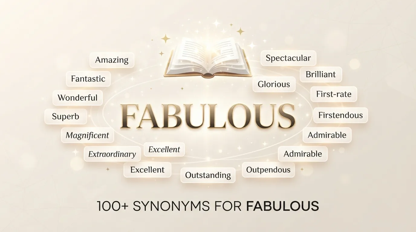 synonyms for fabulous